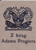  Ex-libris.. Adama Pragiera (Tchécoslovaquie), Ex-libris.