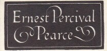  Ex-libris.. Ernest Percival Pearce (Etats-Unis), Ex-libris.
