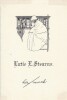  Ex-libris.. Lutie E Stearns, Ex-libris.