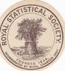  Ex-libris.. Royal statistical society, Ex-libris.