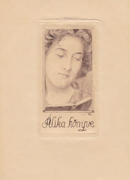 Ex-libris.. Alika (Hongrie), Ex-libris.