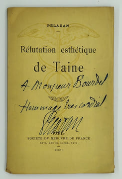Réfutation esthétique de Taine.. Joséphin Péladan,