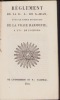 Règlement de la R? L? de S.-Jean, sous le titre distinctif de la Vraie. Franc-maçonnerie