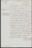 Lettre signée à Jean-Jacques Isle de Beauchaine. Charles Eugène Gabriel de La Croix, marquis de Castries (1727-1801), ministre de la Marine, maréchal ...