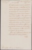 Lettre signée à Jean-Jacques Isle de Beauchaine. César Henri de La Luzerne (1737-1799), ministre de la Marine.