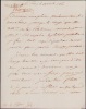 Lettre signée à Jean-Jacques Isle de Beauchaine. Louis-René-Madeleine de Latouche-Tréville (1745-1804), vice-amiral, a participé à la guerre ...