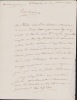 Lettre signée à Jean-Jacques Isle de Beauchaine. Jean-Charles-Nicolas Amé de Saint-Didier (1740-1781), premier commis de la marine au bureau des ...