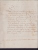 Lettre autographe à Jean-Jacques Isle de Beauchaine. Schneider (XVIIIe), secrétaire au bureau des plans des colonies & Jean-Jacques Isle de Beauchaine ...