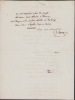 Poème autographe signée dédié à Marceline Desbordes Valmore. [Marceline Desbordes Valmore] Marc-Antoine-Madeleine Désaugiers (1772-1827), chansonnier, ...