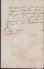Lettre autographe signée. Jean-Baptiste Cavaignac (1762-1829), homme politique, député, conventionnel.