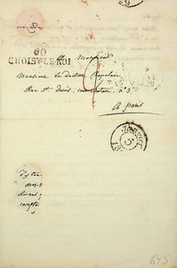 Lettre autographe signée