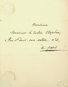 Lettre autographe signée
