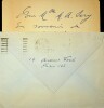 Lettre autographe signée. Maurice Chevalier (1888-1972), chanteur, acteur, écrivain.