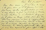 Lettre autographe sign&eacute;e. Charles Lenepveu (1840-1910), compositeur et p&eacute;dagogue, prix de Rome 1866.