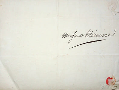 Lettre autographe signée