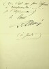 Lettre autographe signée. Elena Sanz (1844-1898), contralto espagnole.