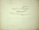 Lettre autographe signée. Auguste-Marseille Barthélémy (1796-1867), poète satirique.