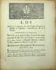 [Jean-François de La Pérouse (1741-1788)], Loi relative à la découverte de deux Frégates Françoises la Boussole & l'Astrolabe, commandées par M. de la ...
