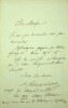 Lettre autographe signée. Ambroise Firmin-Didot (1790-1876), imprimeur, éditeur.