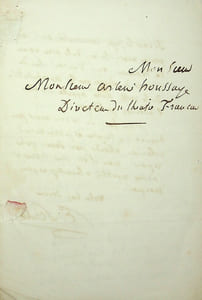 Lettre autographe signée à Arsène Houssaye