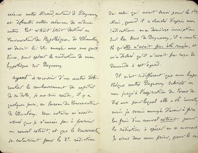 Lettre autographe signée