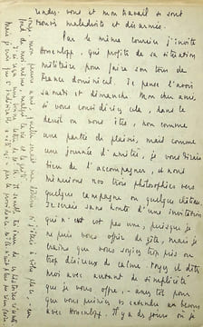 Lettre autographe signée à Jean Guitton. Emmanuel Mounier (1905-1950), philosophe, fondateur de la revue Esprit, père du personnalisme, disciple ...