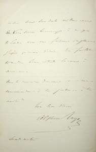 Lettre autographe signée à Jules Janin