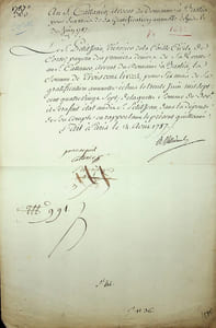 Pièce signée