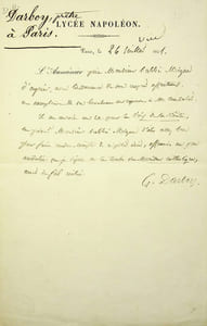 Lettre autographe signée