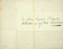 Lettre autographe signée à Eugène Bareste. Alphonse Esquiros (1812-1876), écrivain romantique, homme politique.