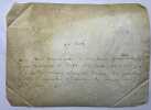 Pièce autographe signée. Philippe Chartier (1633-1669), médecin, reçu docteur en 1656, docteur régent de la faculté de médecine de Paris, médecin ...