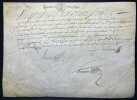 Pièce signée. Paul Courtois (ca.1618-1688), docteur de la faculté de médecine de Paris en 1644, médecin et professeur du roi en médecine au Collège ...