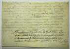 Pièce signée. Jean Peralou (XVIIe), médecin de l'armée du roi en Provence.