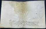 Pièce signée. Regnault [Renaud] Vigor (?-ap.1582), conseiller et médecin ordinaire du roi, premier médecin de Catherine de Médicis, médecin ordinaire ...