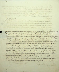 Lettre autographe signée