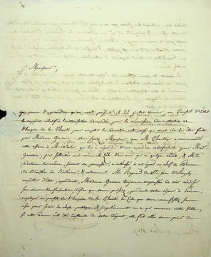 Lettre autographe signée. [Beaune, Côte-d'Or, Bourgogne] Laurent Coppens (1750-1834), homme politique, député du Nord.