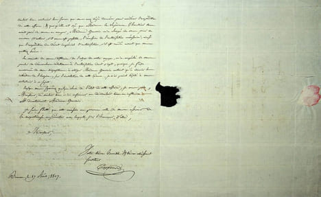 Lettre autographe signée. [Beaune, Côte-d'Or, Bourgogne] Laurent Coppens (1750-1834), homme politique, député du Nord.