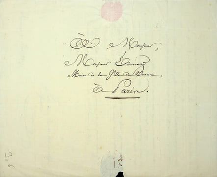 Lettre autographe signée. [Beaune, Côte-d'Or, Bourgogne] Laurent Coppens (1750-1834), homme politique, député du Nord.