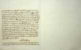 Lettre autographe signée à Pierre-Emmanuel de Casaux (1716-1778), président à mortier au Parlement de Bordeaux. André-Benoît-François-Hyacinthe Le ...