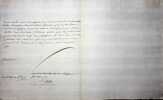 Lettre autographe signée à Pierre-Emmanuel de Casaux (1716-1778), président à mortier au Parlement de Bordeaux. Barthélémy Pinon (mort avant 1788), ...