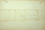 Lettre autographe signée. Adolphe Adam (1803-1856), compositeur.