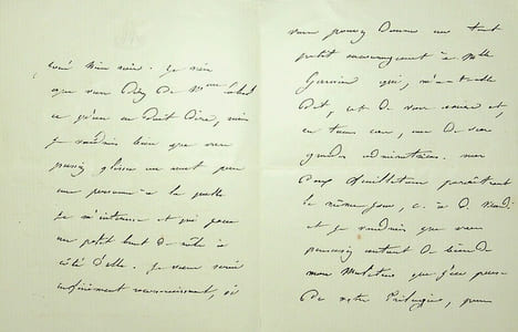 Lettre autographe signée au compositeur Hector Berlioz. Adolphe Adam (1803-1856), compositeur.
