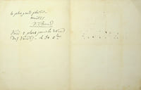 Lettre autographe signée