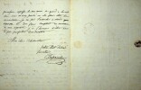 Lettre autographe signée à Henri-Montan Berton. Claparède (?), homme de lettres, comédien.
