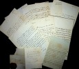 10 lettres autographes signées au compositeur Léon Gatayes. Marie René Napoléon Savary (1813-1872), journaliste, militaire, second et dernier duc de ...