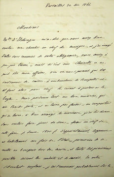 Lettre autographe signée au compositeur Léon Gatayes. Michel Louis Félix Ney (1804-1854), militaire, député, second duc d'Elchingen.