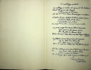 Copie illustrée d'un poème . Francis Jammes.