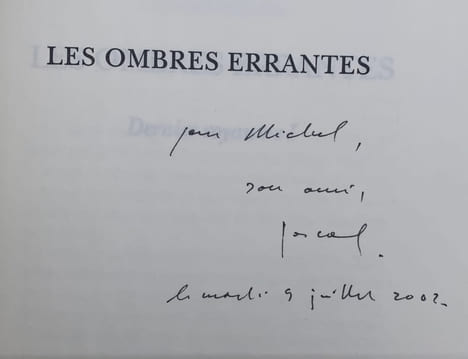 Les Ombres errantes. Pascal Quignard