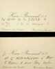 Lot d'une carte autographe et une carte autographe signée. Henri Bremond (1865-1933), prêtre, historien, critique littéraire, membre de l'Académie ...