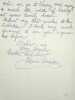 Lettre autographe signée.  Orestes Ferrara (1876-1972), écrivain cubain d'origine italienne, s'étant battu pour l'indépendance de Cuba, et en devint ...